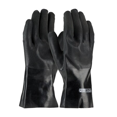Pip Premium PVC Dipped Glove with Interlock Liner and Rough Sandy Finish - 12" Length, 12PK 58-8130DD